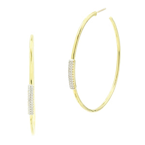 FREIDA ROTHMAN Radiance Delicate Hoop Earring