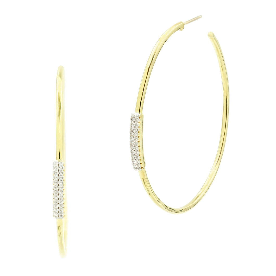 FREIDA ROTHMAN Radiance Delicate Hoop Earring