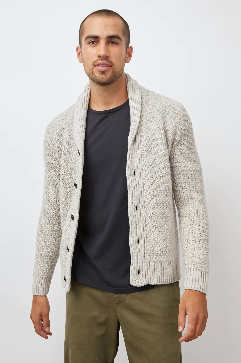 Rails Shepley Cardigan in Natural Oat
