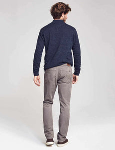 Faherty Mens Stretch Corduroy 5-Pocket Pant - Rugged Grey