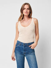 Load image into Gallery viewer, Faherty Miramar Linen Tank in Natural - FINAL SALE