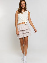 Load image into Gallery viewer, Sol Angeles Mesh Tier Skirt in Lilac - FINAL SALE