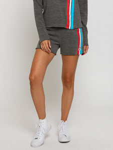 Sol Angeles Sol Stripe Short in Heather - FINAL SALE