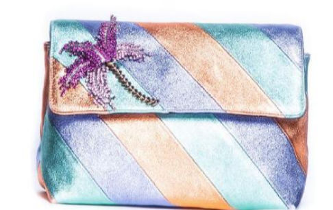 Lisa C Bijoux Iolani Bag in Rainbow Metallic - FINAL SALE