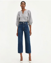 Load image into Gallery viewer, Levi&#39;s WellThread Ribcage Straight in Ground Swell Indigo Hemp - FINAL SALE