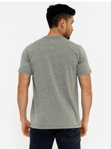 Sol Angeles Mens Freedom Waves Crew in Heather - FINAL SALE