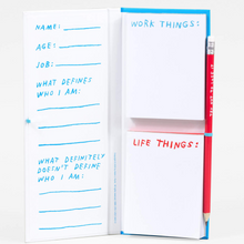 Load image into Gallery viewer, Adam J. Kurtz Work/Life Balance Ledger Notepad
