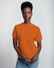 Load image into Gallery viewer, x karla The Short Sleeve Sweatshirt in Bronze - FINAL SALE