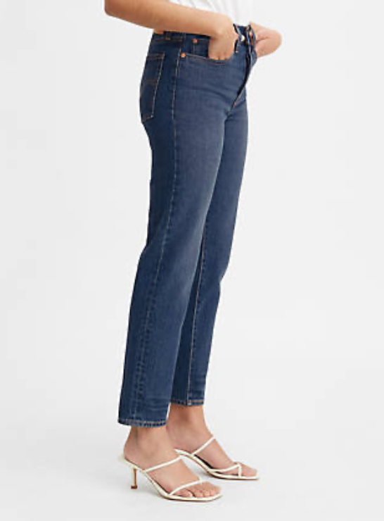 Levi's Wedgie Fit Ankle Denim in Dark Wash - FINAL SALE