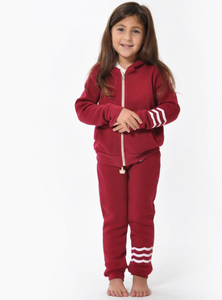 Sol Angeles Kids Waves Jogger in Cherry - FINAL SALE