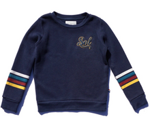 Load image into Gallery viewer, Sol Angeles Kids Varsity Sol Pullover in Indigo - FINAL SALE