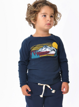 Load image into Gallery viewer, Sol Angeles Kids Sierra L/S Crew in Indigo