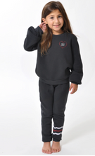 Load image into Gallery viewer, Sol Angeles Kids Rebel Heart Billow Pullover in Vintage Black