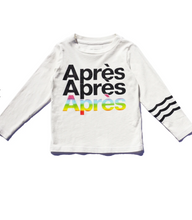 Load image into Gallery viewer, Sol Angeles Kids Apres L/S Crew in Dirty White - FINAL SALE