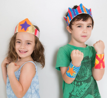 Load image into Gallery viewer, Lovelane Paint Your Own DIY Kit - Super Hero Cuff Pair
