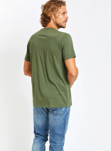 Sol Angeles Mens Eagle Crew in Olive - FINAL SALE