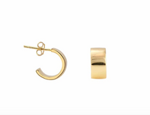 Load image into Gallery viewer, Kris Nations Wide Huggie Hoop Earrings