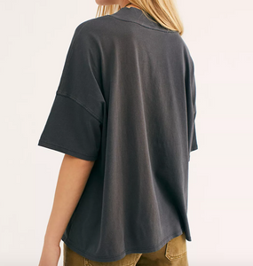 Free People Fearless Tee in Black - FINAL SALE
