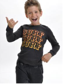 Sol Angeles Kids Surf Pullover V Black - FINAL SALE