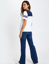 Load image into Gallery viewer, Sol Angeles S/S Colorblock Crew in Indigo - FINAL SALE