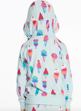 Load image into Gallery viewer, Chaser Kids Popsicle Dream Zip Up Hoodie in Aqua - FINAL SALE