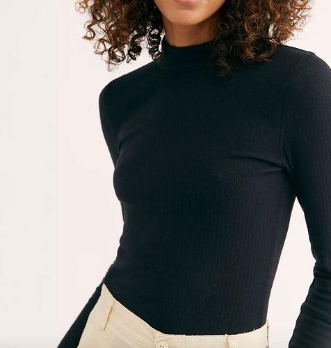 Free People Rickie Top in Black - FINAL SALE