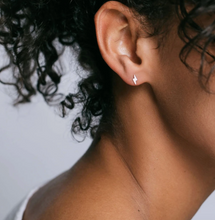 Load image into Gallery viewer, Kris Nations Lightning Bolt Stud Earrings - 18K Gold Vermeil