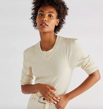 Load image into Gallery viewer, Free People Clover Top in Oatmeal - FINAL SALE