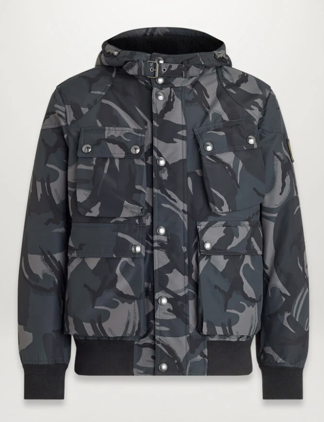 Belstaff Peak Camo Jacket in Black Camo FINAL SALE Serge Jane