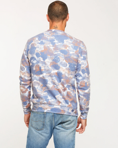Sol Angeles Mens Watercolor Camo Sweatshirt - FINAL SALE