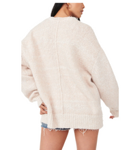 Load image into Gallery viewer, Free People Nevermind Cardi in Creme Brulee - FINAL SALE