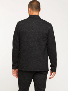 Sol Angeles Mens Speckled Fit Blazer in Black - FINAL SALE