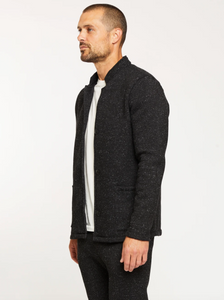 Sol Angeles Mens Speckled Fit Blazer in Black - FINAL SALE