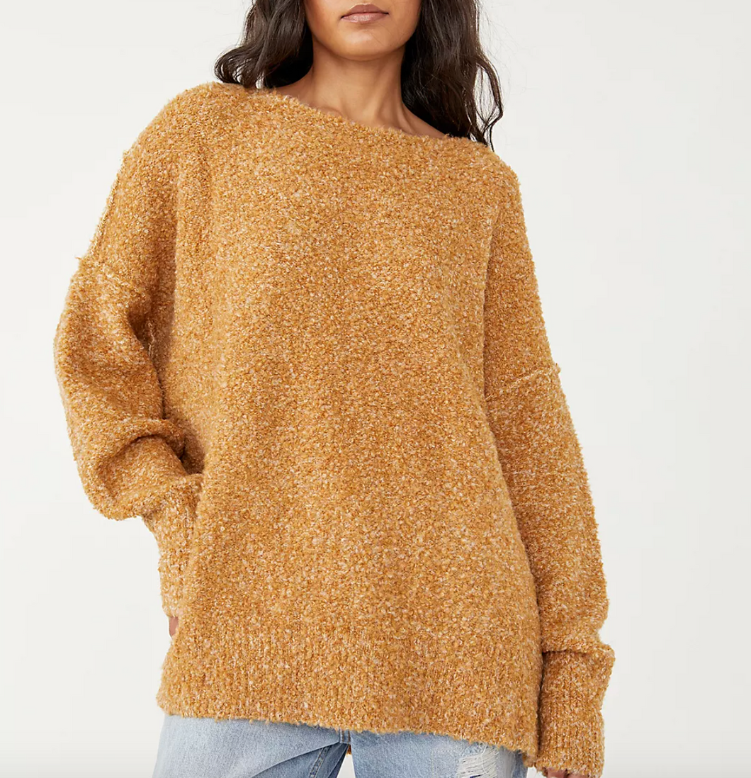 Free People Moira Slouchy Tunic in Honeycomb - FINAL SALE