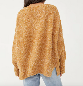 Free People Moira Slouchy Tunic in Honeycomb - FINAL SALE