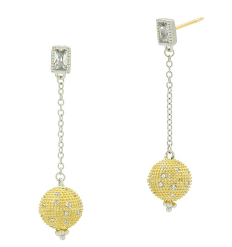 FREIDA ROTHMAN Celestial Ball Drop Earring
