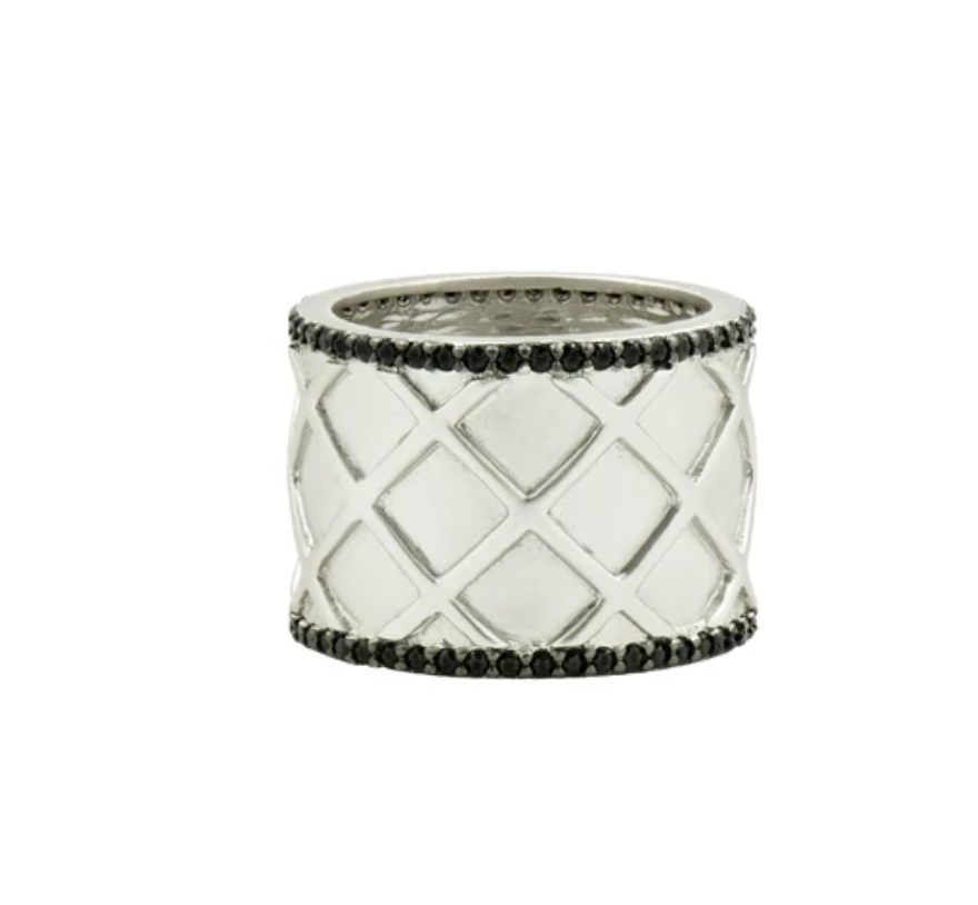 FREIDA ROTHMAN Crisscross Cigar Band Ring
