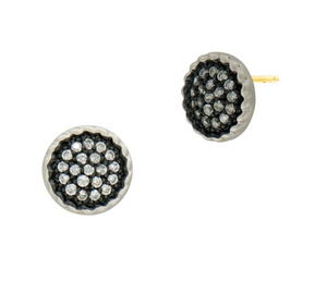 FREIDA ROTHMAN Industrial Texture Stud Earring