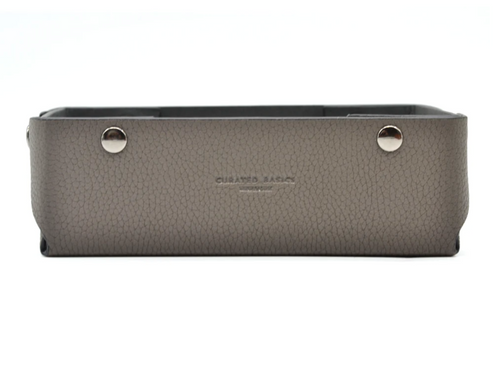Curated Basics Catch-all Leather Tray in Brown