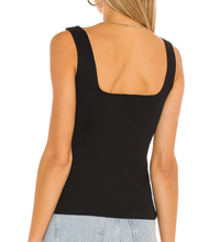 Load image into Gallery viewer, Free People Square Off Cami in Black