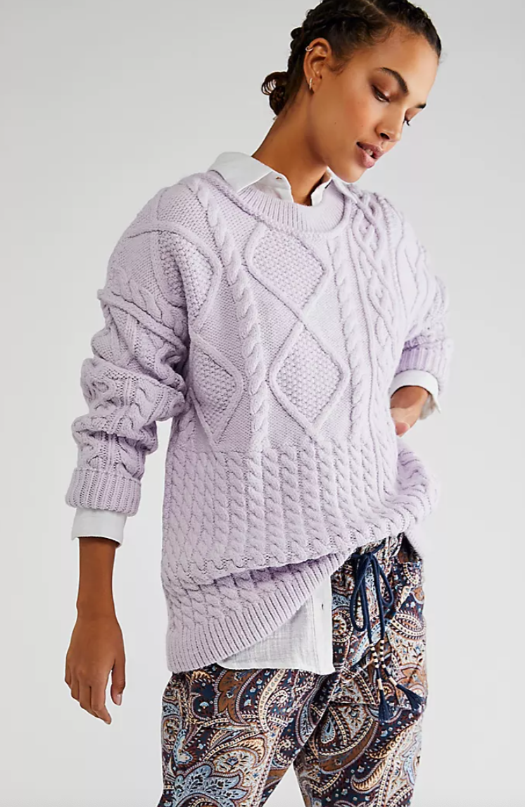 Free people lavender sweater online