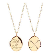 Load image into Gallery viewer, Kris Nations Thick as Thieves Locket in Gold