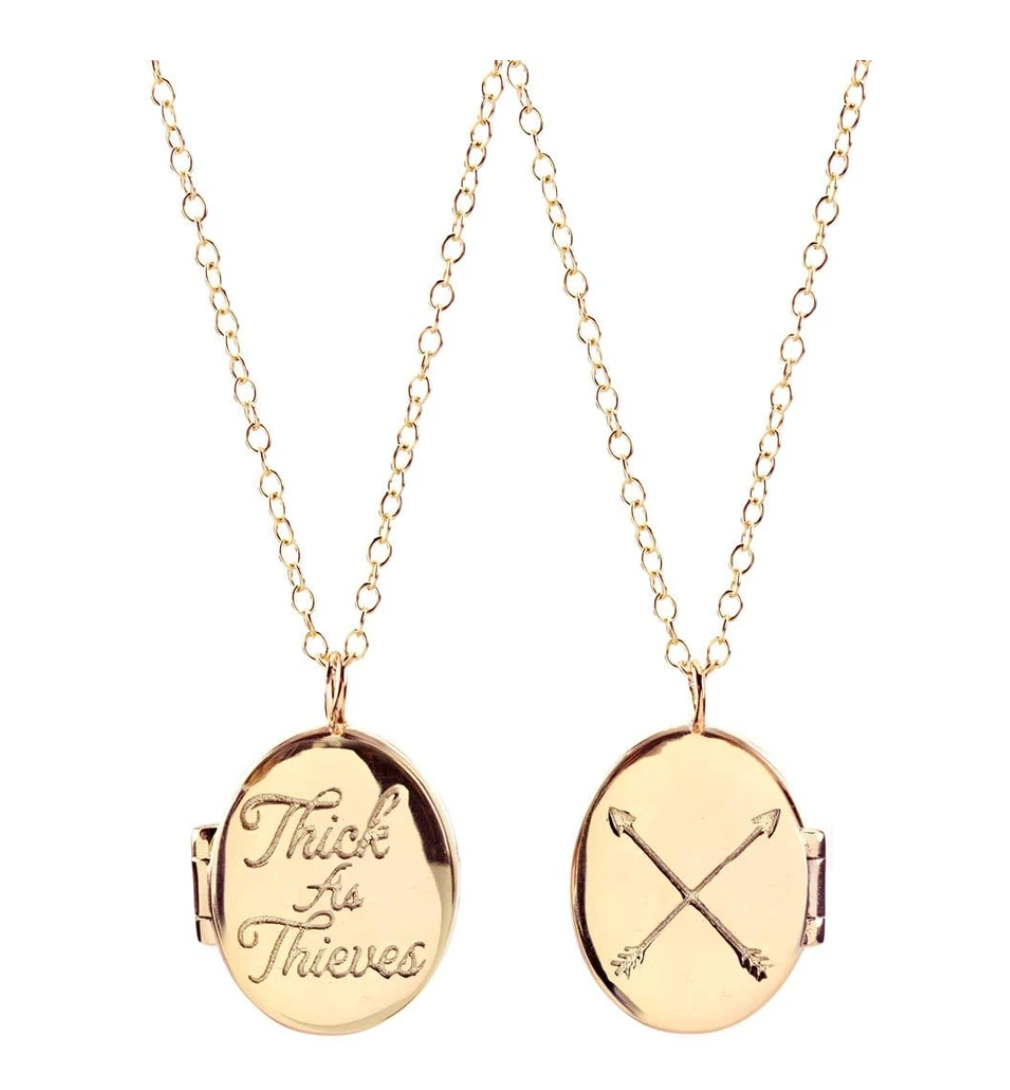 Kris Nations Thick as Thieves Locket in Gold