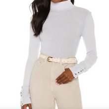 Load image into Gallery viewer, Free People Jojo Long Sleeve Top in Iced Water - FINAL SALE
