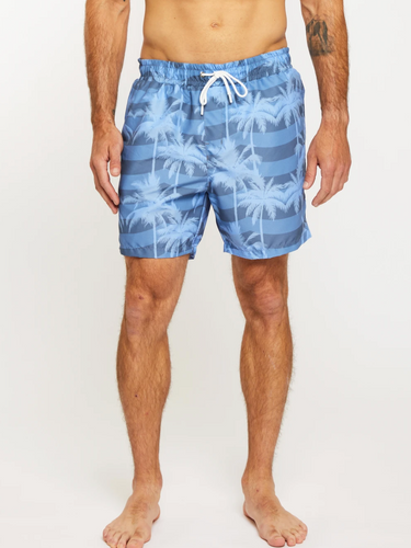 Sol Angeles Mens Palm Waves Swim Short