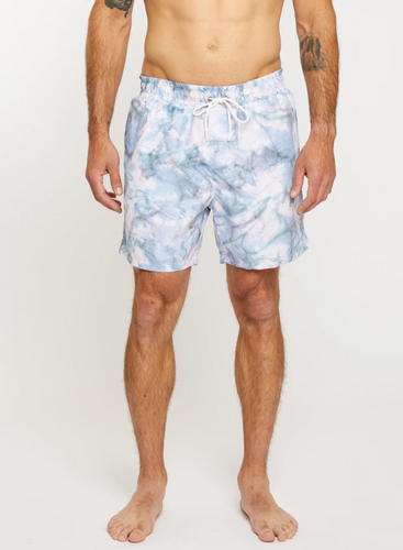 Sol Angeles Mens Bahama Marble Swim Short - FINAL SALE