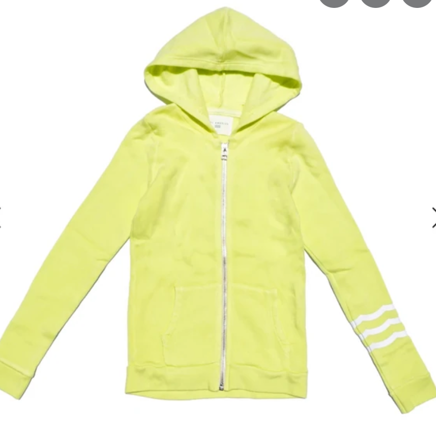 Sol Angeles Kids Waves Zip Hoodie Citron - FINAL SALE