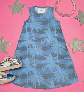 Sol Angeles Kids Palm Waves Tank Dress - FINAL SALE