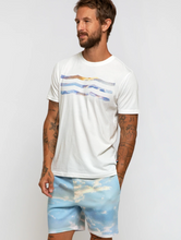Load image into Gallery viewer, Sol Angeles Mens Golden Hour Waves Crew in D White
