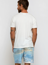 Load image into Gallery viewer, Sol Angeles Mens Golden Hour Waves Crew in D White